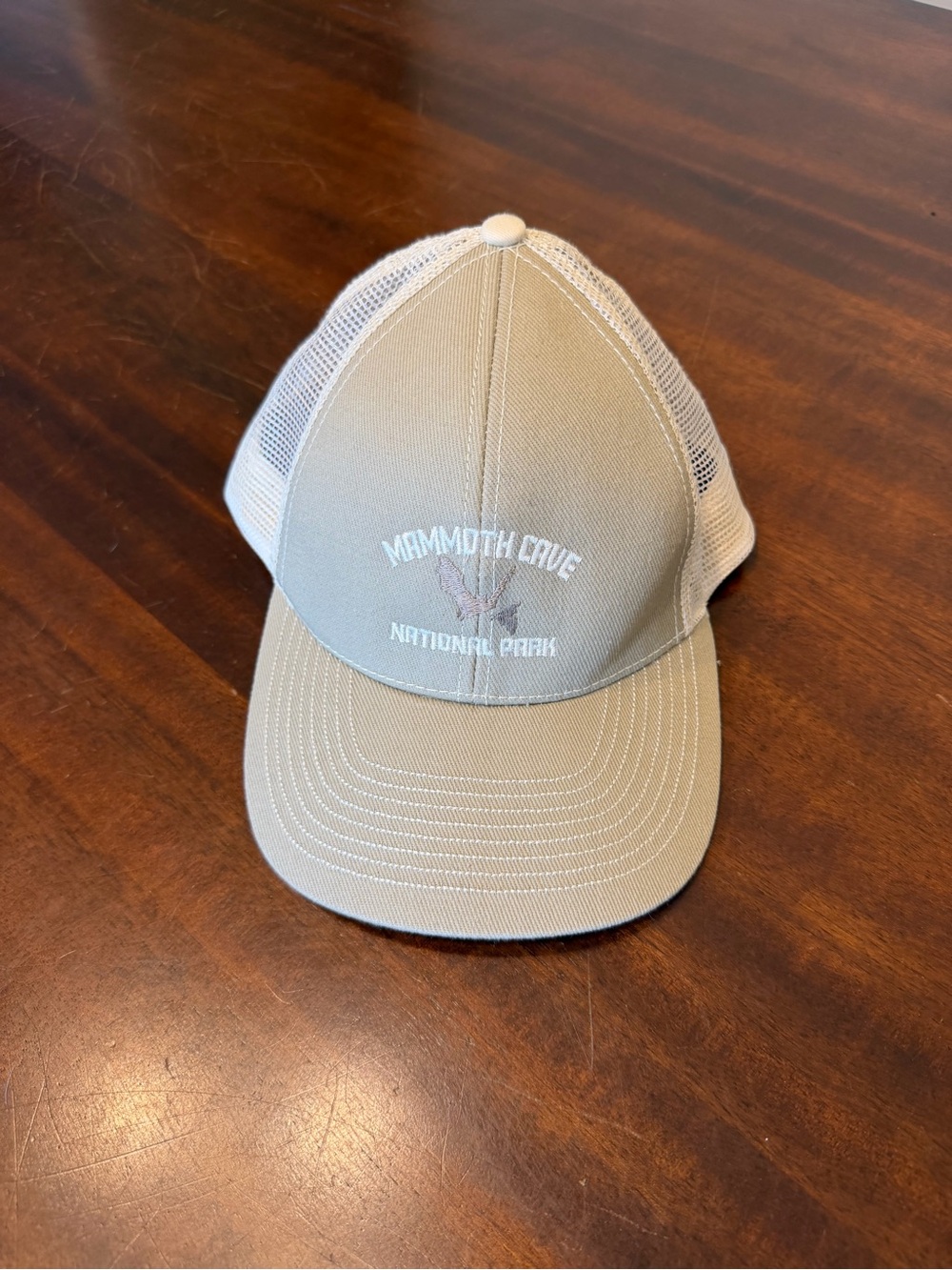 Mammoth Cave National Park Beige Mesh Trucker Hat